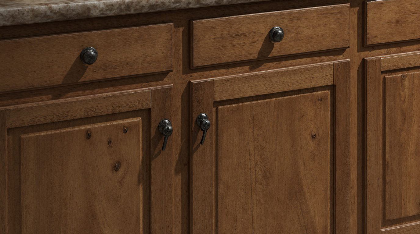 Rustic Wood Cabinet