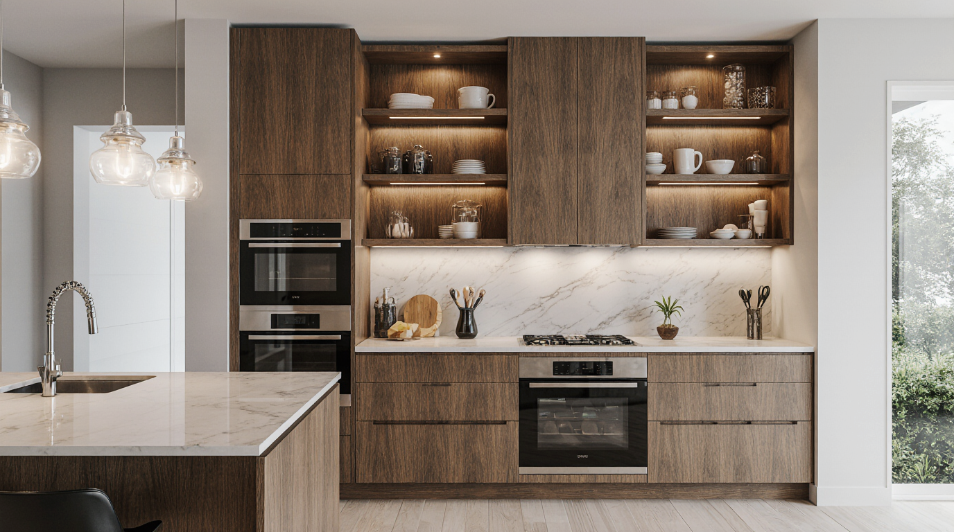Custom Corner Cabinet Kitchen