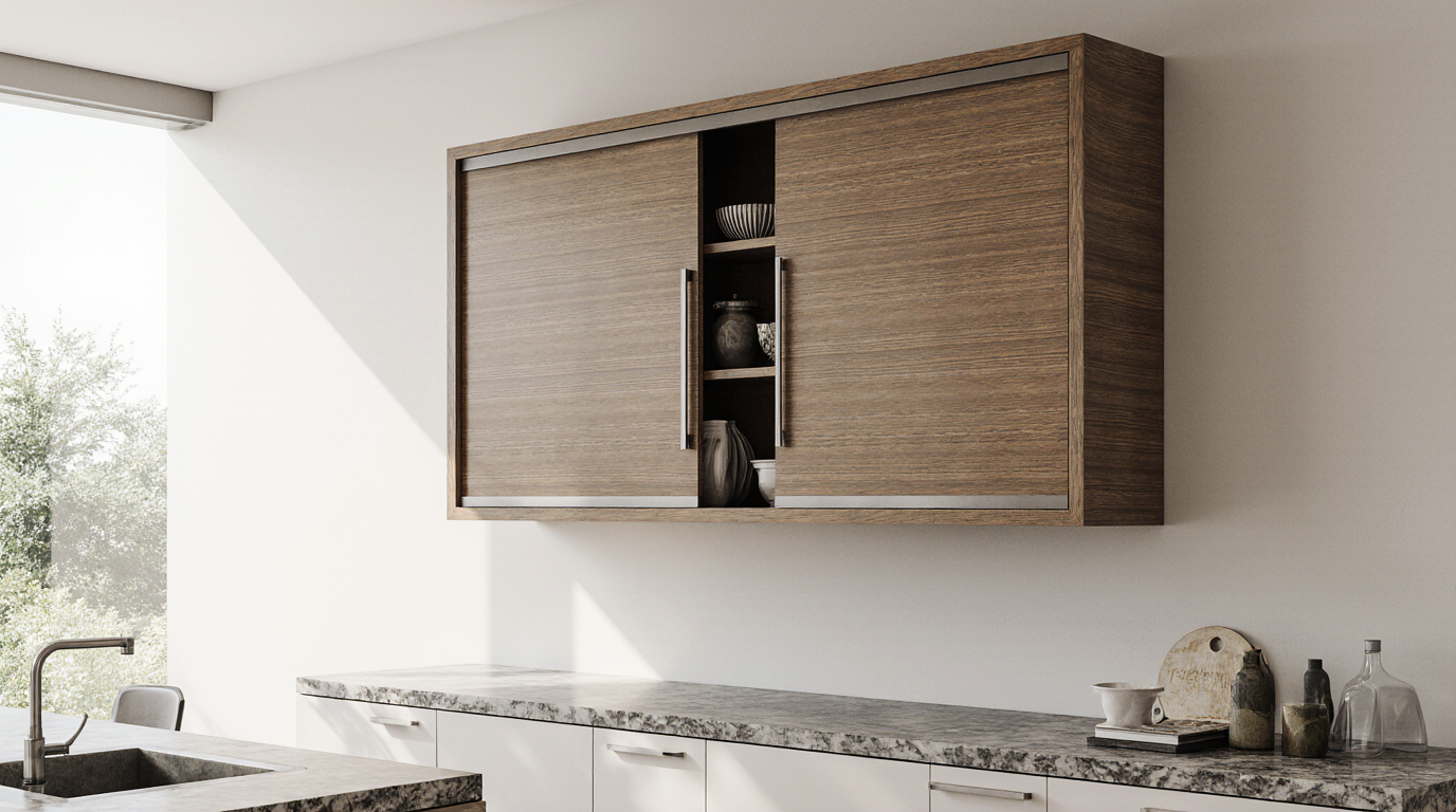 Wall Cabinet With Sliding Doors