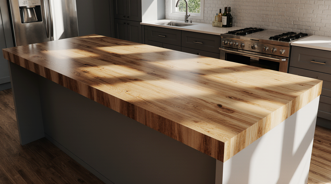 Butcher Block Island Top