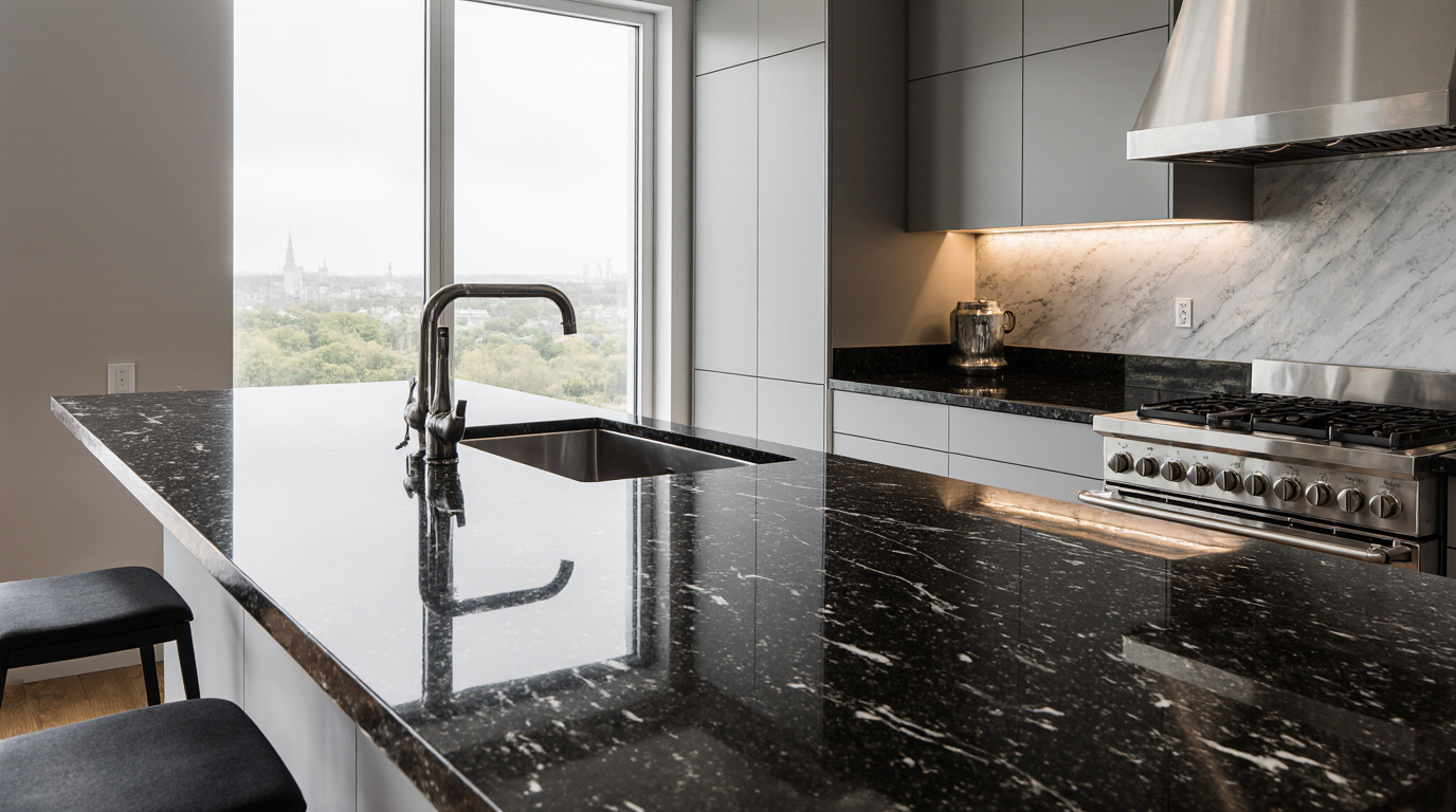 Black Marble Countertops
