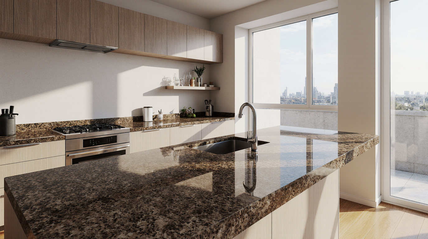 Brown Quartz Countertops