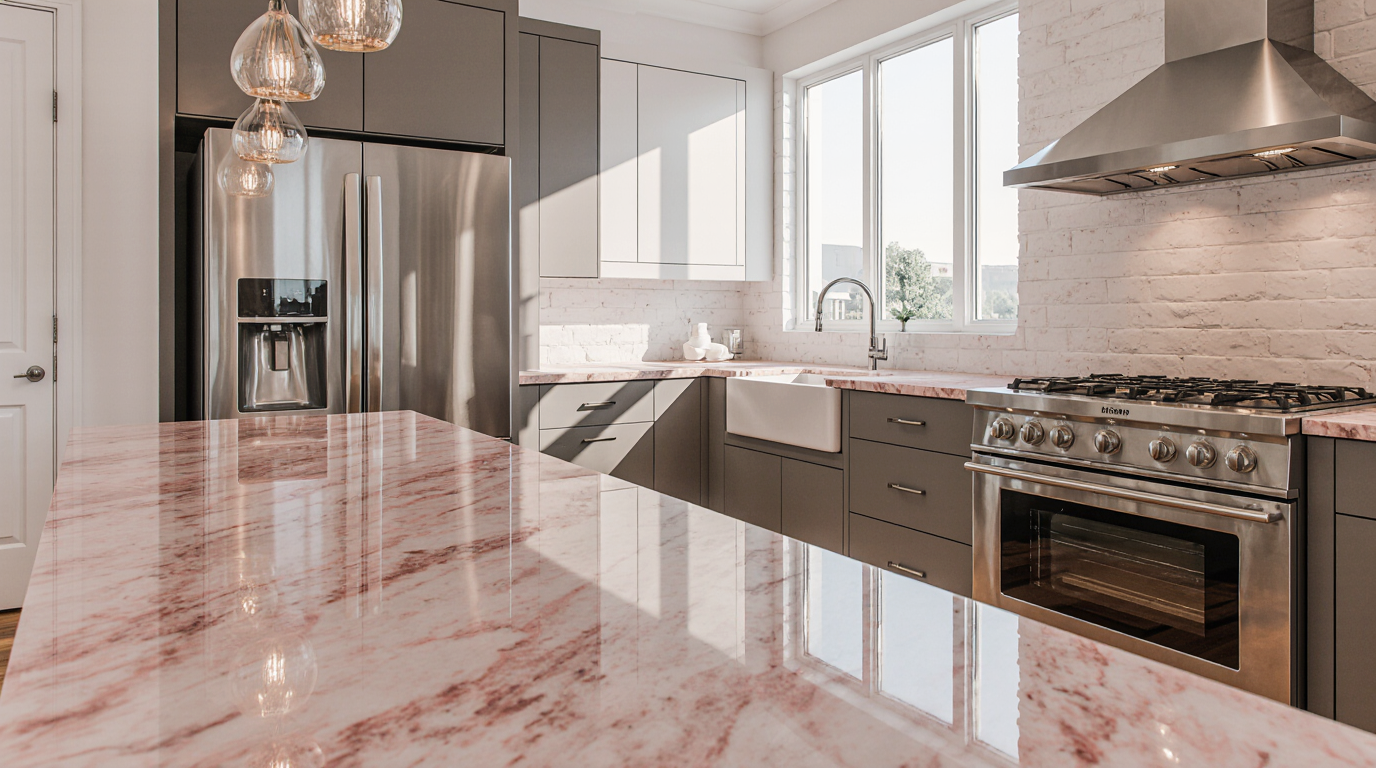 Rose Quartz Countertops
