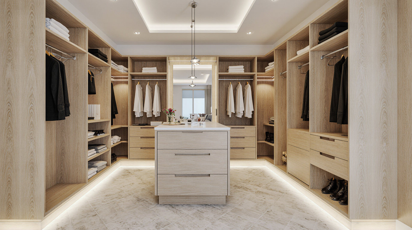 Walk In Closet Designs For A Master Bedroom