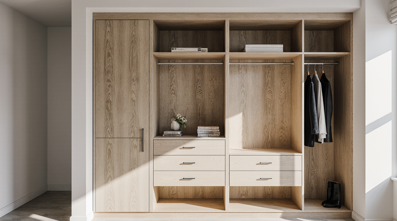 Pre Built Closet Cabinets