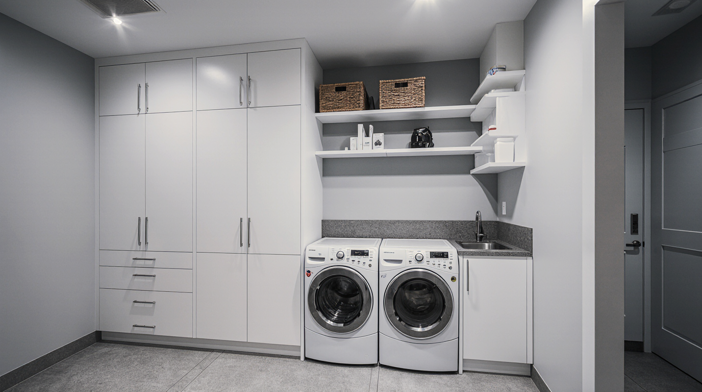 Garage Laundry Makeover