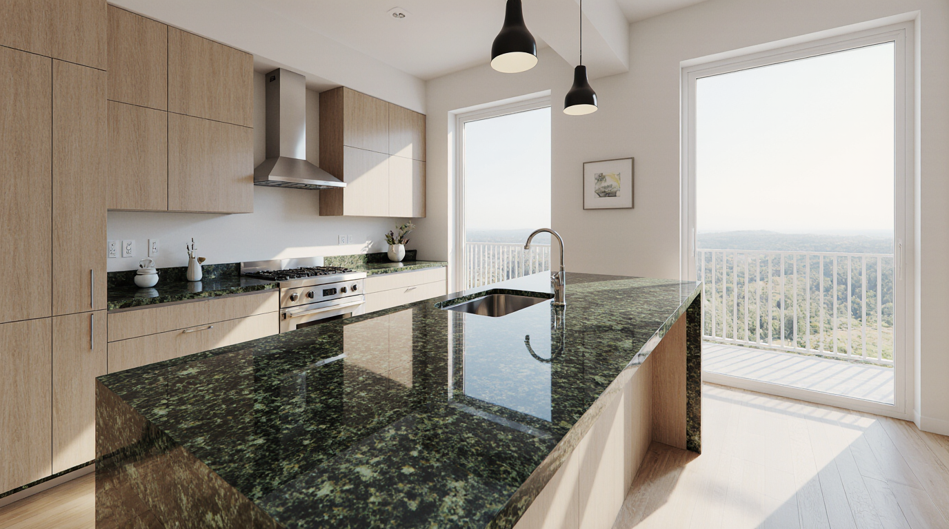 Green Quartz Countertops