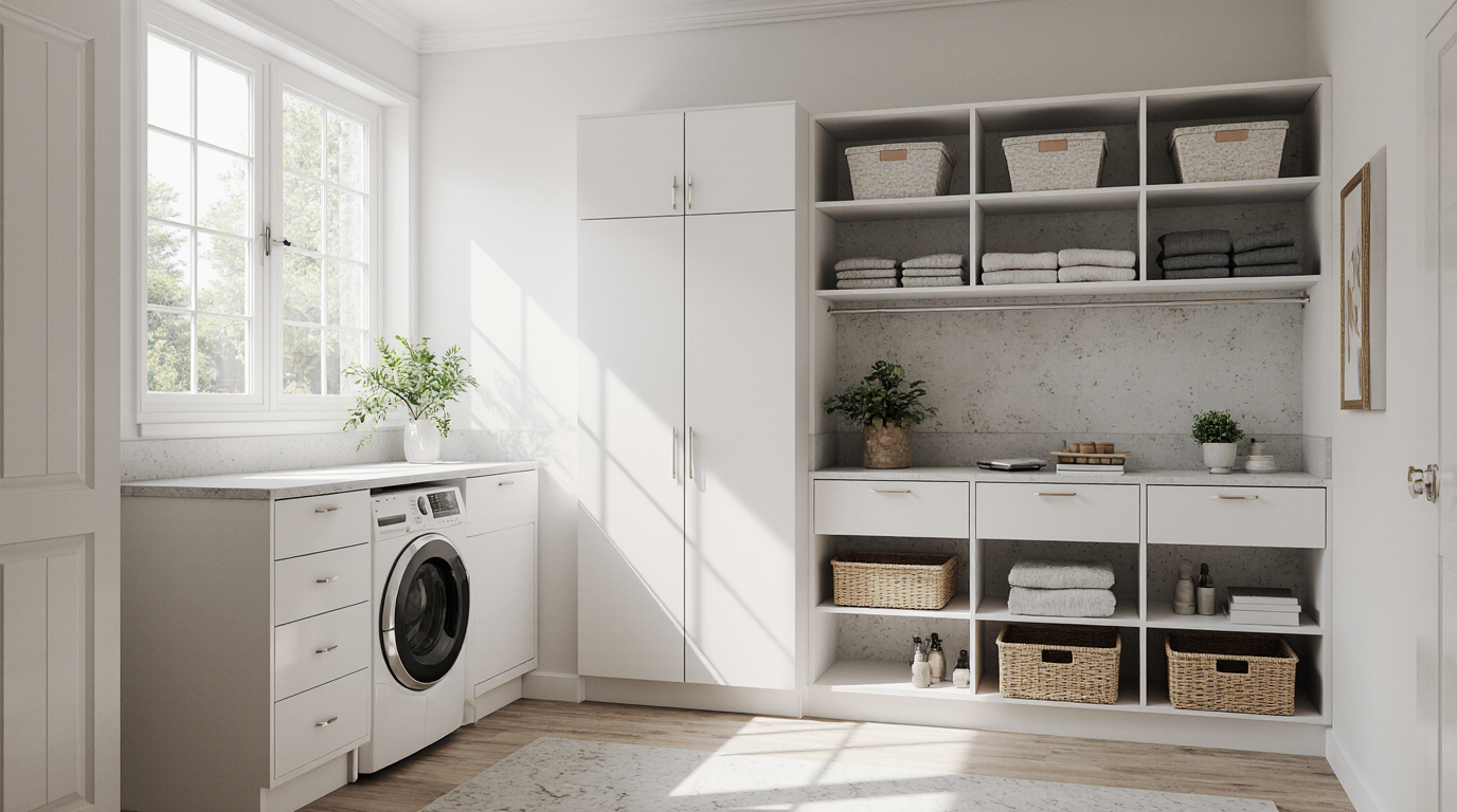Laundry Room Storage Cabinet Ideas