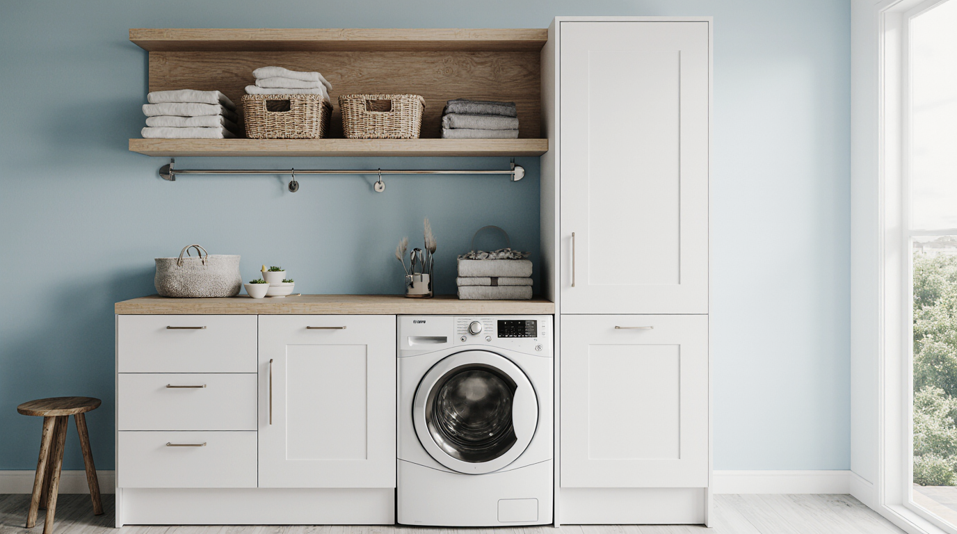 Washer and Dryer Cabinet Ideas